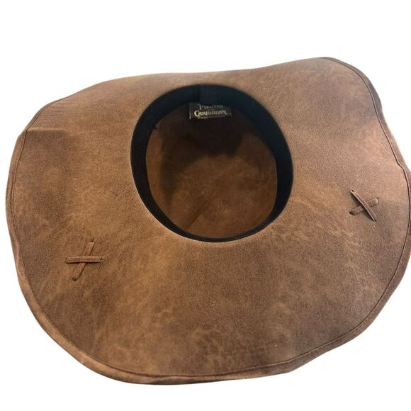 Disney Pirates of the Caribbean Dead Men Tell No Tales Kids Brown Pirate Hat - Picture 6 of 8